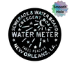 "Large" Holo Nola Water Meter Sticker