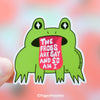 "Large" Gay Frog Sticker