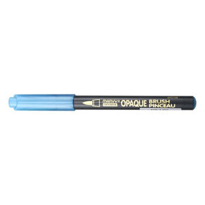 Opaque Brush Marker Metallic Blue