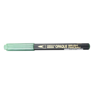 Opaque Brush Marker Metallic Green