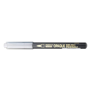 Opaque Brush Marker Metallic Silver