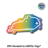 Rainbow Holographic LGBTQ+ State Stickers: Louisiana