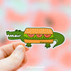 "Large" Gator Poboy Sticker