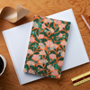 Orange Floral Classic Layflat Journal Notebook