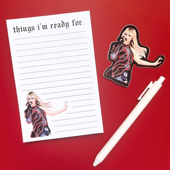 Taylor Ready For It Reputation Notepad