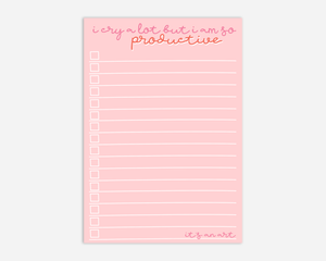 I Am So Productive - A5 To Do List/ Notepad - Taylor Swift