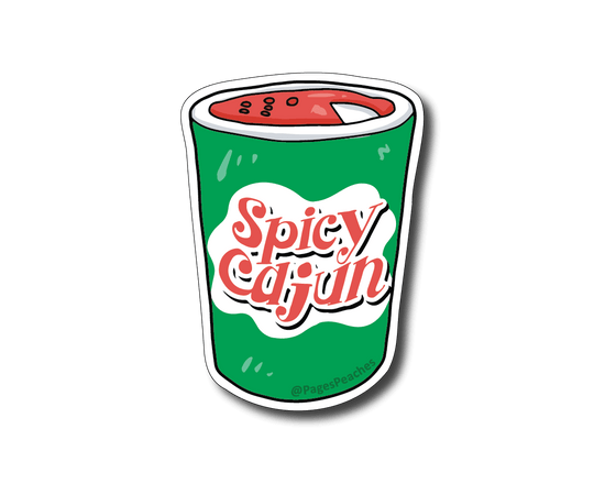 "Large" Spicy Cajun Sticker