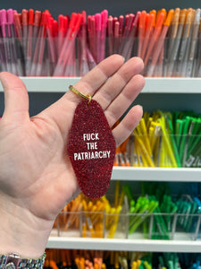 Fuck the Patriarchy Keychain