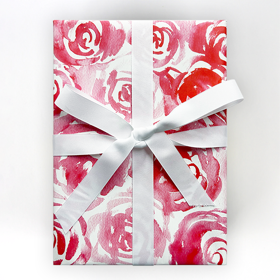 English Rose Gift Wrap Paper