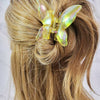 Iridescent Butterfly Hair Claw Clip