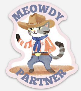 Meowdy Partner Sticker