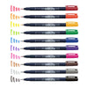 Fudenosuke Colors Brush Pen Set, 10-Pack