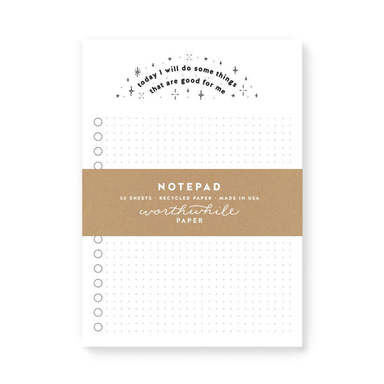 Self Care Notepad