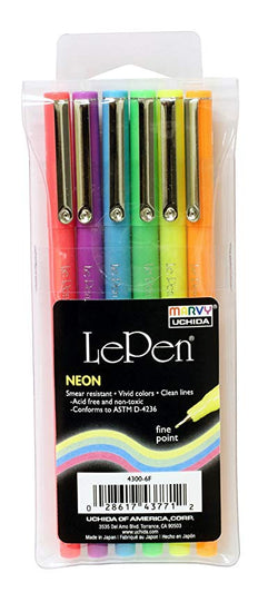 LePen 6 Pack - Neon