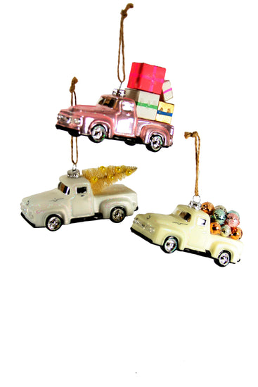 Countryside Truck Car Ornament -- 6 Asst.