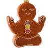 Yoga Gingerbread Man Ornament