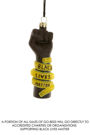 Black Lives Matter Fist Ornament