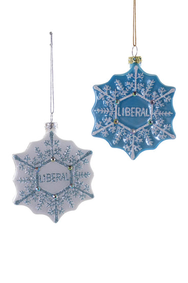 Liberal Snowflake Ornament