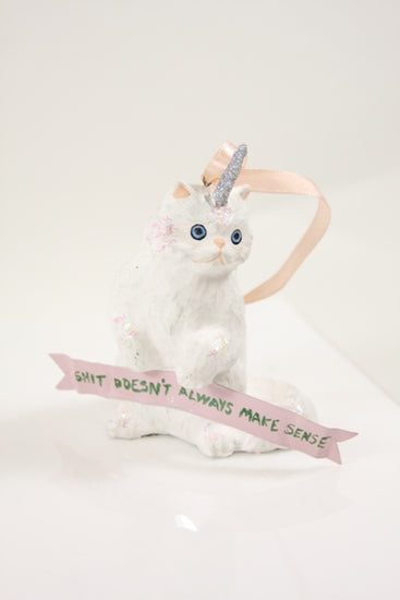 Magical Fantastical Christmas Cat Ornament