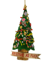 Festive Christmas Tree Ornament