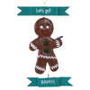 Let's Get Baked Gingerbread Man Ornament