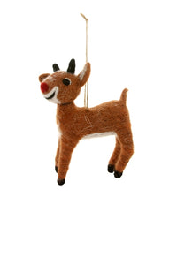 Felt Rudolph Ornament