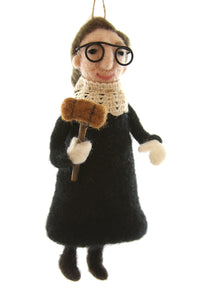 Felt Ruth Bader Ginsburg Ornament