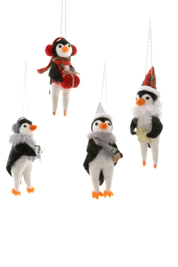 Penguin Party Ornament - 4 Asst.