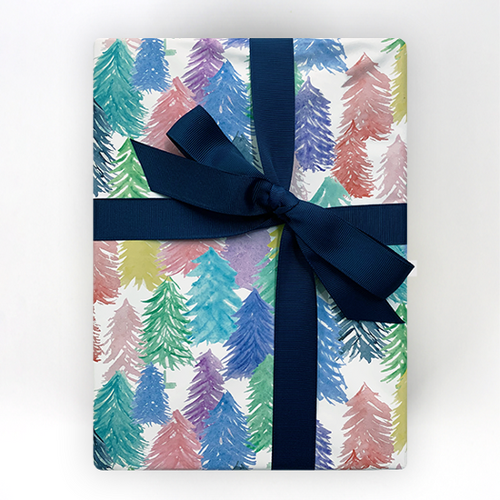 Bottle Brush Forest Wrapping Paper