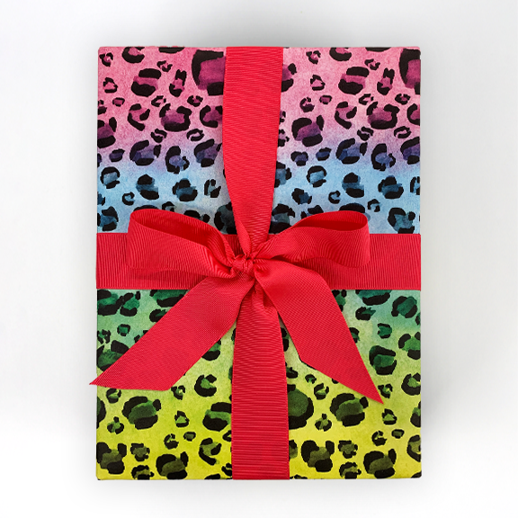 Trendy Leopard Print Christmas Tree Thick Wrapping Paper, Cheeta Print Xmas  Gift Wrap for Her, Cute Trendy Holiday Decoration Decor (One 20 inch x 30