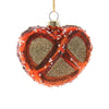 Glittery Pretzel Ornament