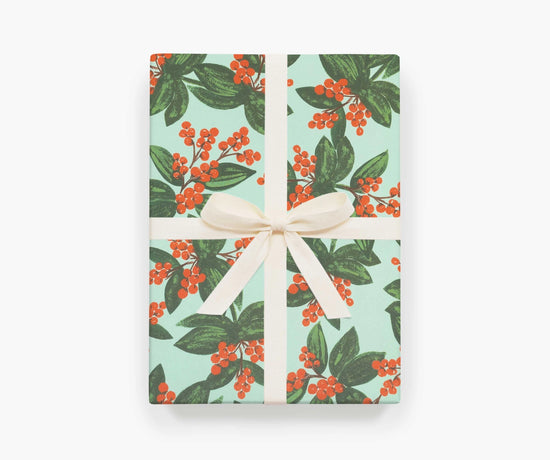 Winterberries Wrapping Sheet